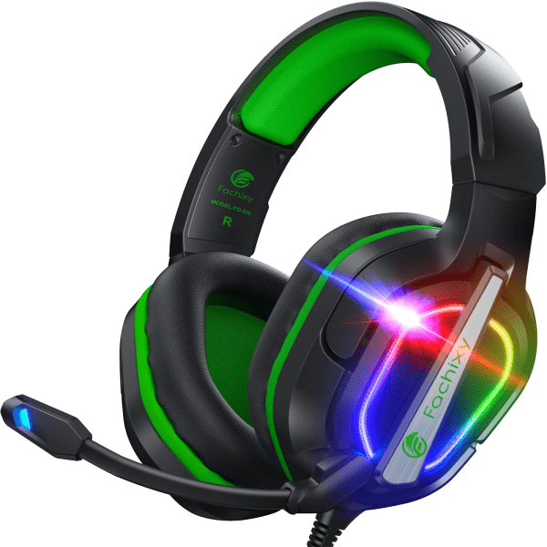 Auriculares Gaming PS5 PS4 Xbox One Switch,Cascos Gaming PC con