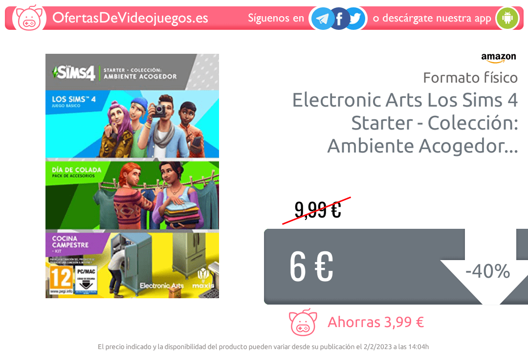 Los Sims 4 Starter Coleccion: Ambiente Acogedor (Los Sims 4+Dia de