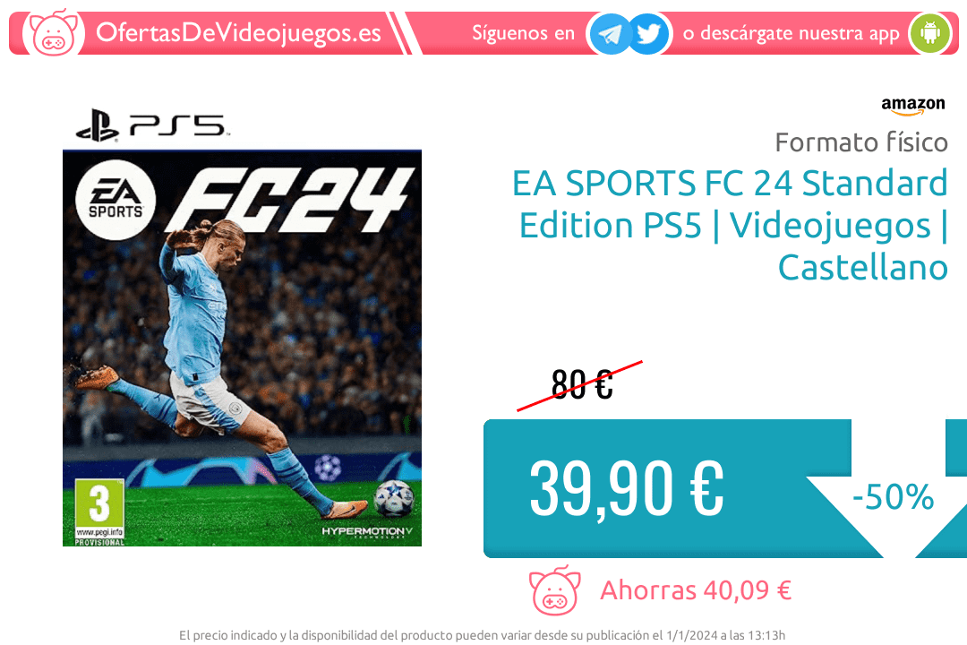 EA SPORTS FC 24 Standard Edition PS5, Videojuegos