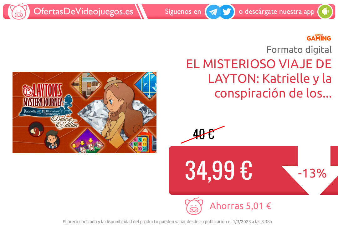 El Misterioso Viaje de Layton - Edición Deluxe